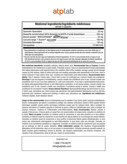 INFLAM CONTROL - 120 caps. - Planète Nutrition