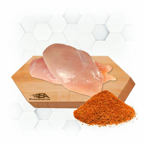 POULET CAJUN 2.2lbs - Disponible en succursales seulement - Planète Nutrition