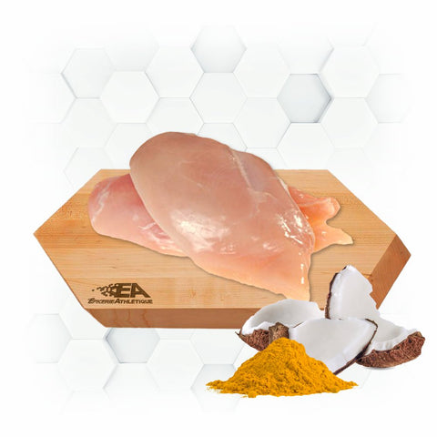 POULET COCONUT & CURCUMA 2.2lbs - Disponible en succursales seulement - Planète Nutrition