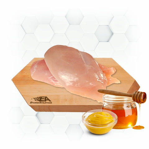 POULET MIEL & MOUTARDE 2.2lbs - Disponible en succursales seulement - Planète Nutrition