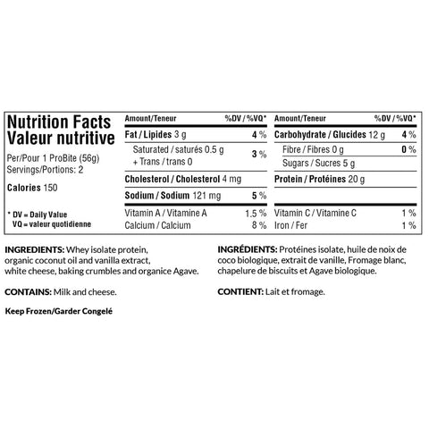 PRO BITES STRAWBERRY CHEESECAKE - Planète Nutrition