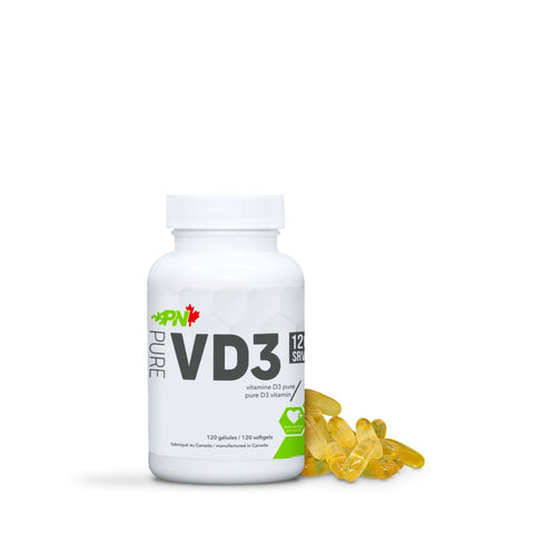 PURE VD3 (VIT. D3) - 120 géls. - Planète Nutrition