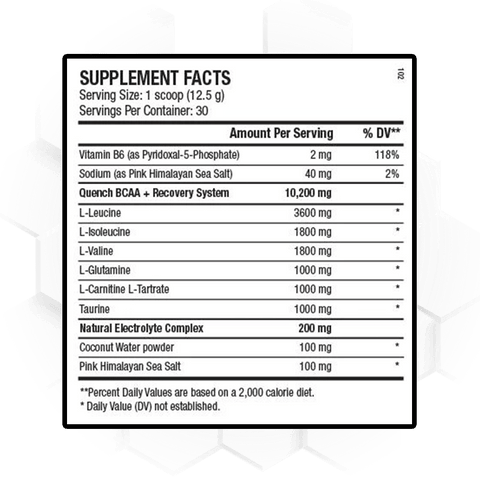 QUENCH BCAA - 375g - Planète Nutrition