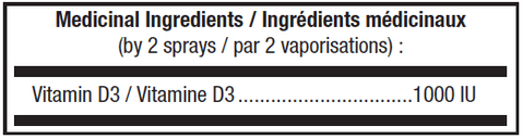 VITAMIN D3 SPRAY - 52ml - Planète Nutrition