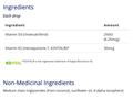 VITAMINES D3 + K2 - 500ml - Planète Nutrition